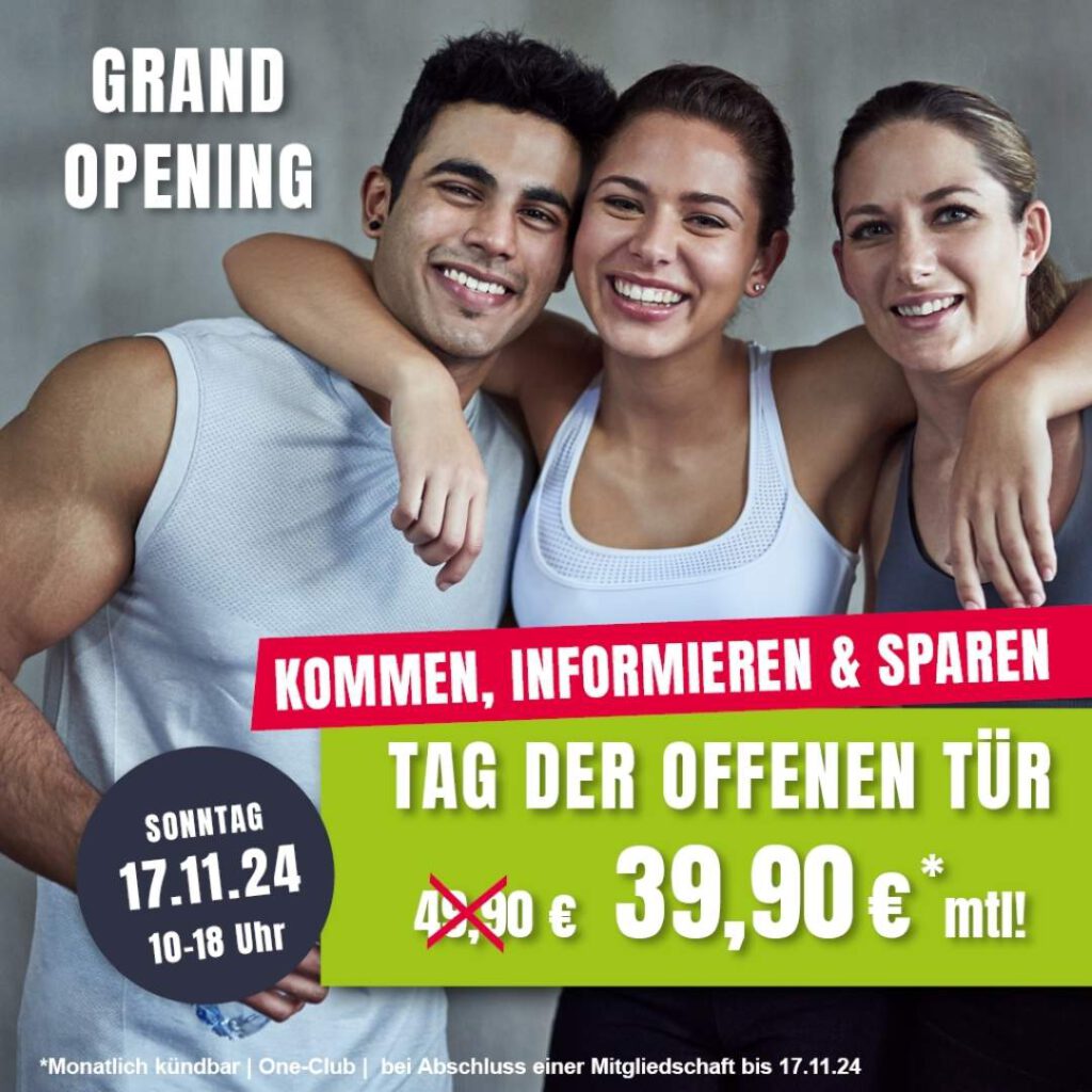 Grosse Eröffnung & Tag der offenen Tür Regio-Gym Alpirsbach